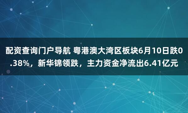 配资查询门户导航 粤港澳大湾区板块6月10日跌0.38%，新华锦领跌，主力资金净流出6.41亿元